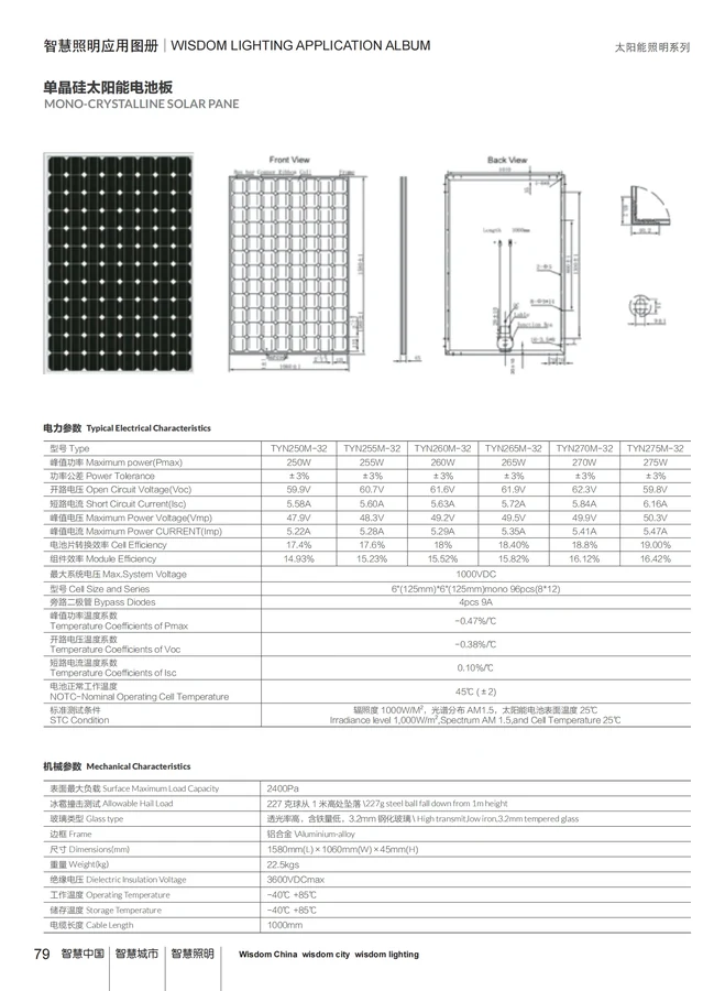 Solar street lights