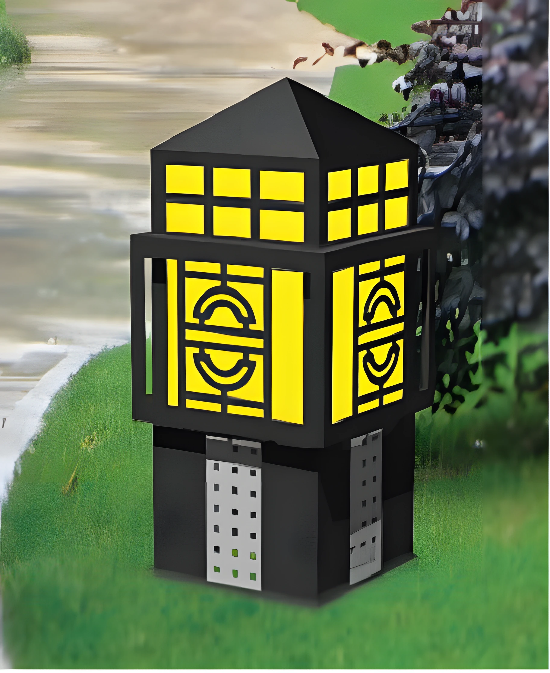 Pitched-roof lawn lantern · Catalogue page 225