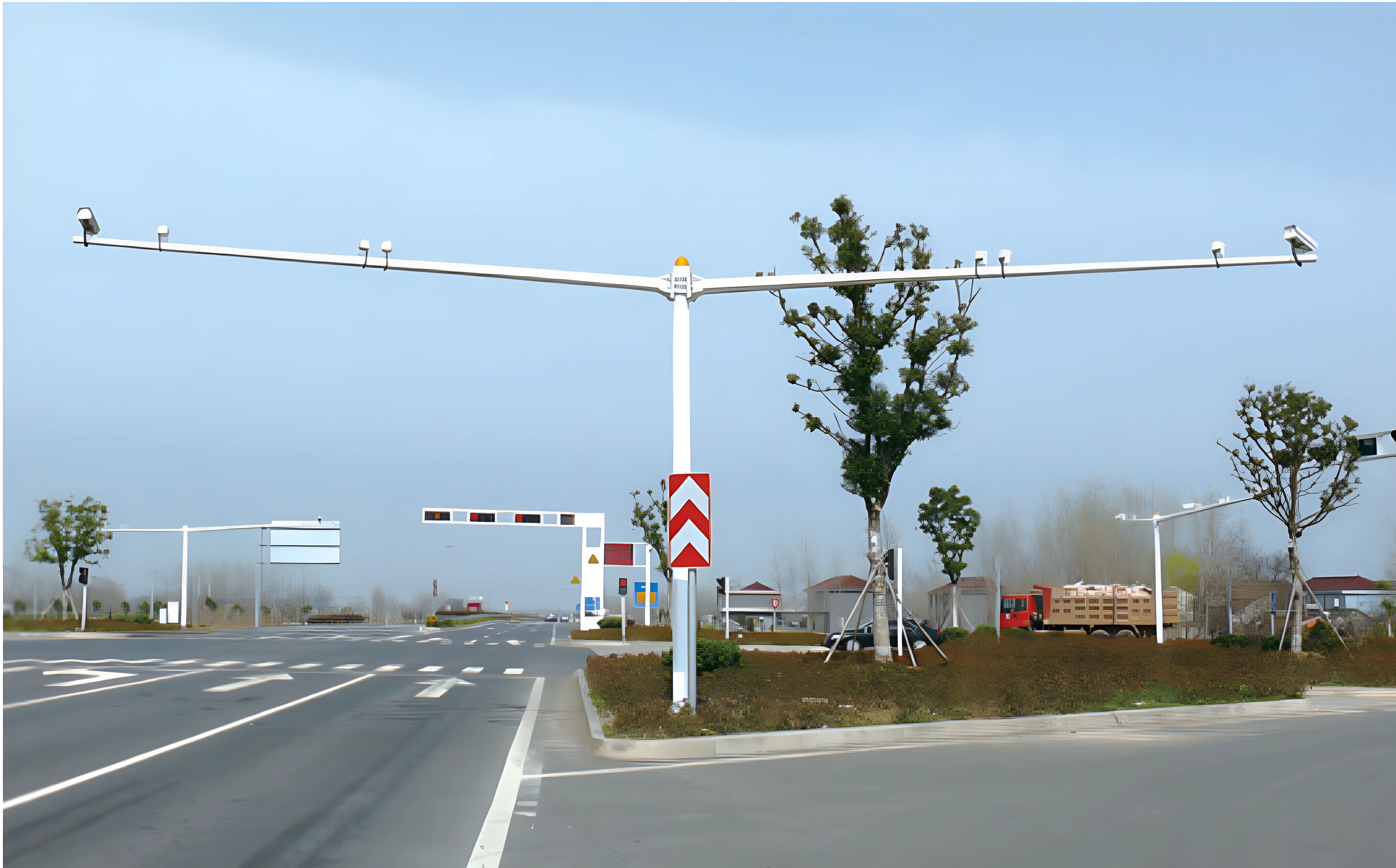 Double-arm monitoring pole · Catalogue page 237