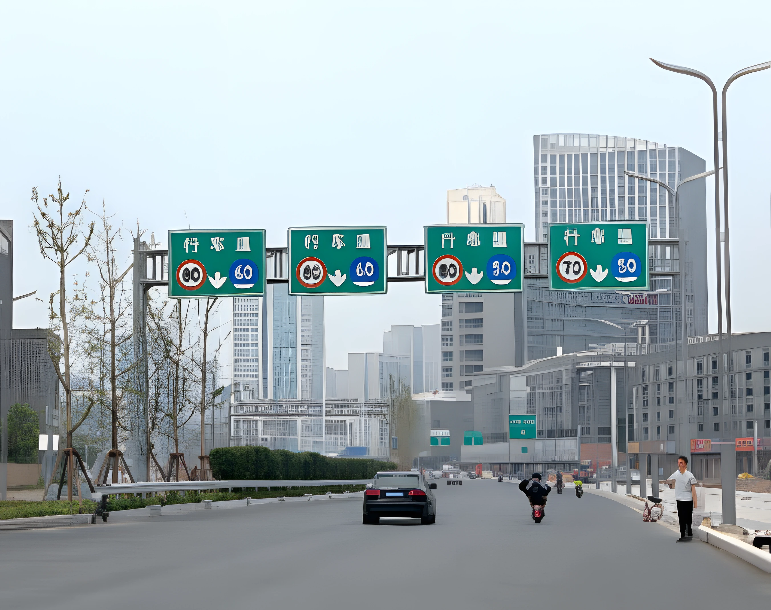 Road sign gantry · Catalogue page 241