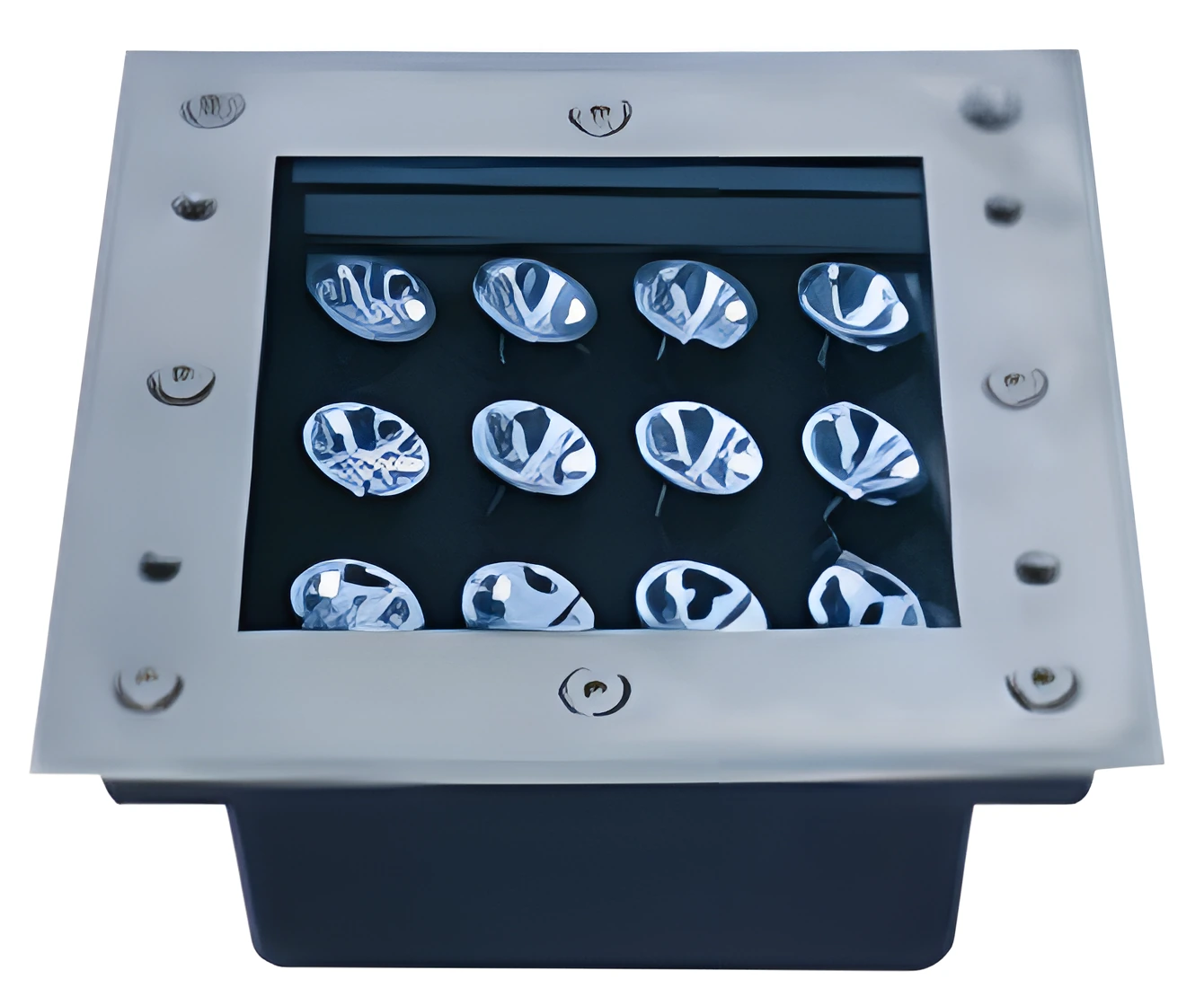 Square in-ground light · Catalogue page 254