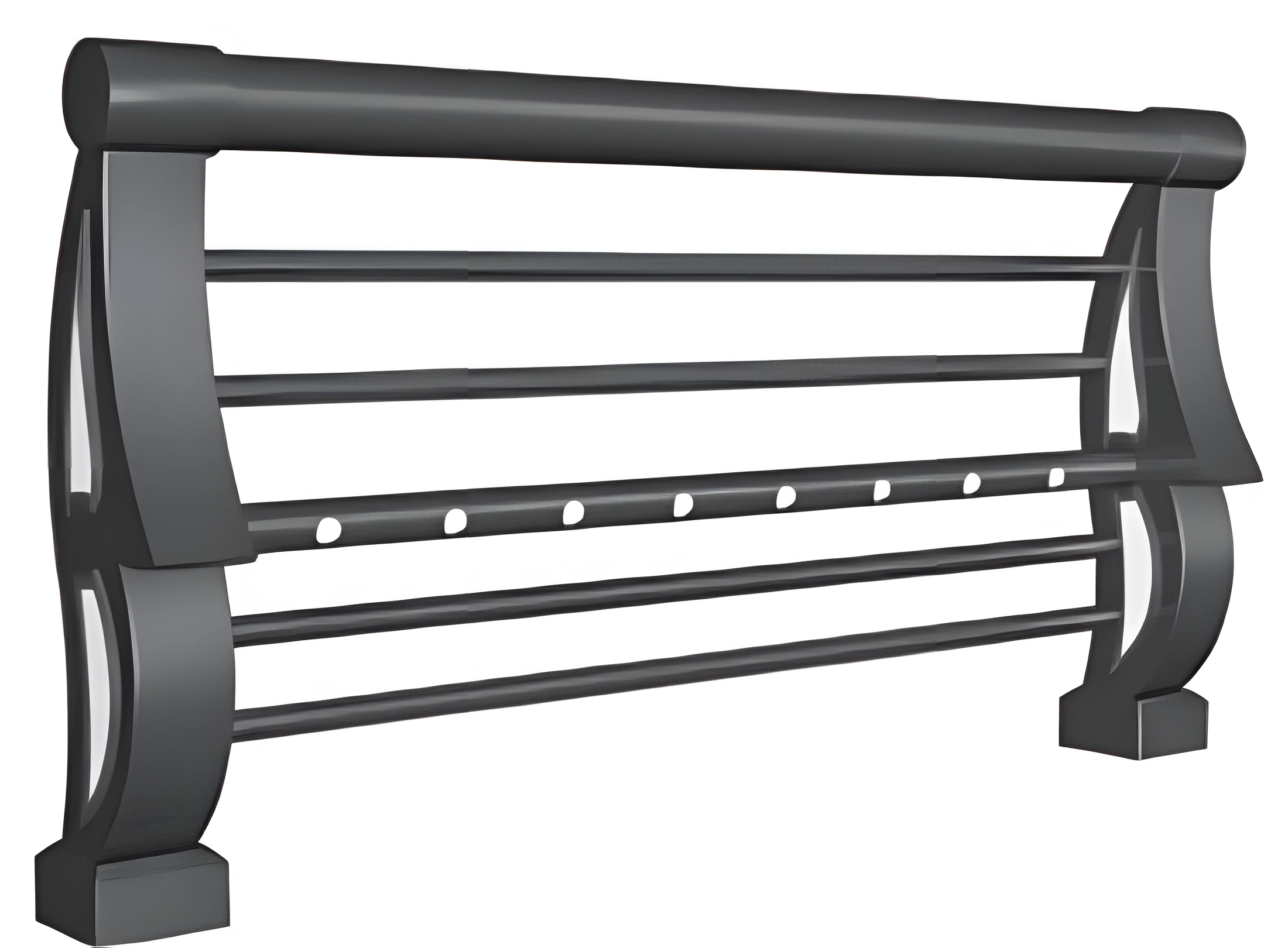 Curved-post illuminated railing · Catalogue page 265