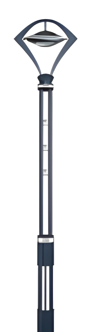 Diamond-frame post-top — catalogue design reference CP-09.